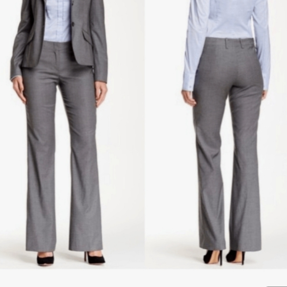 Hugo Boss Tulia Gray Women's Pants Size 0 - Picture 2 of 12